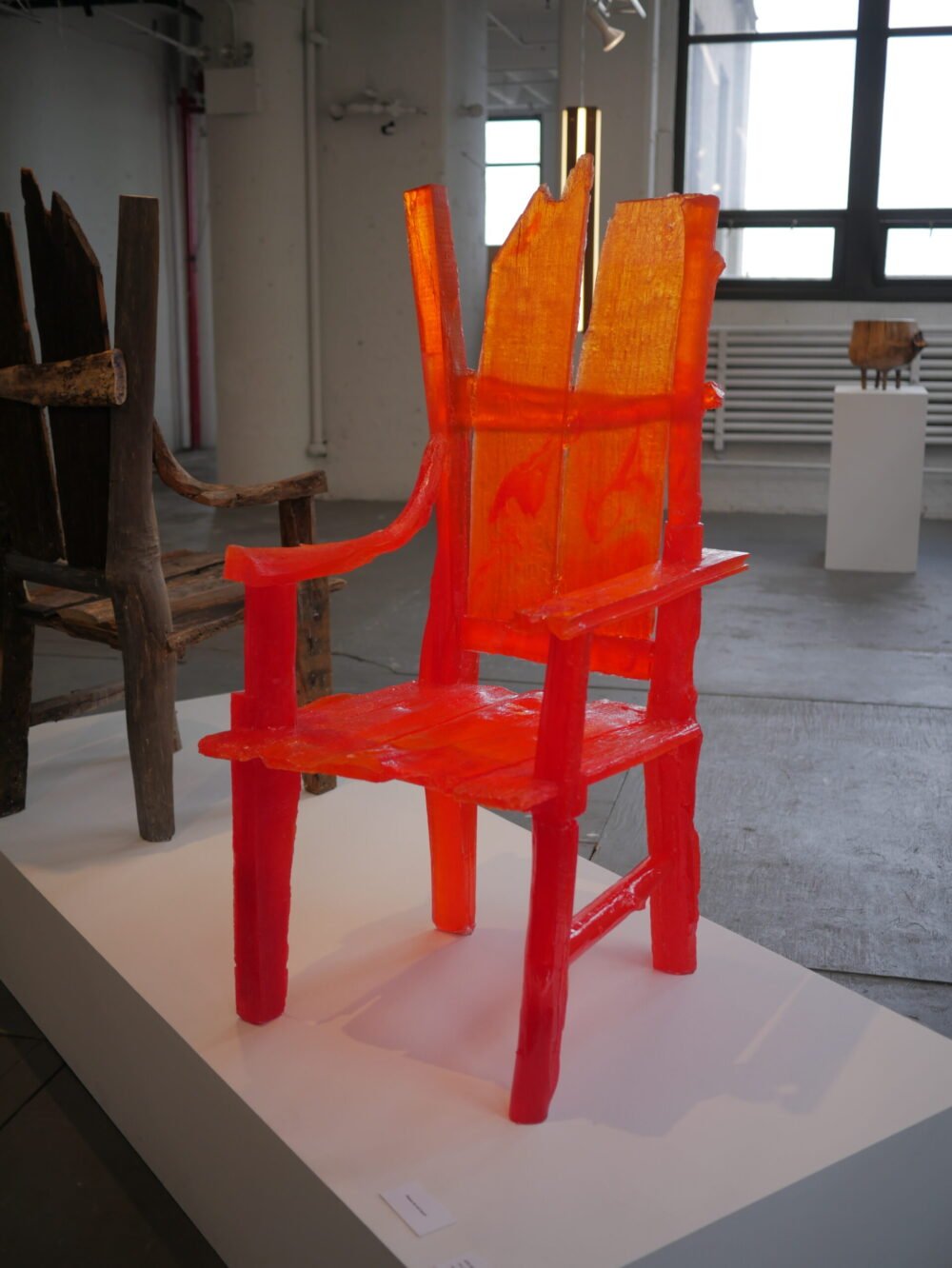 MINERS CHAIR- Custom cast urethan chair